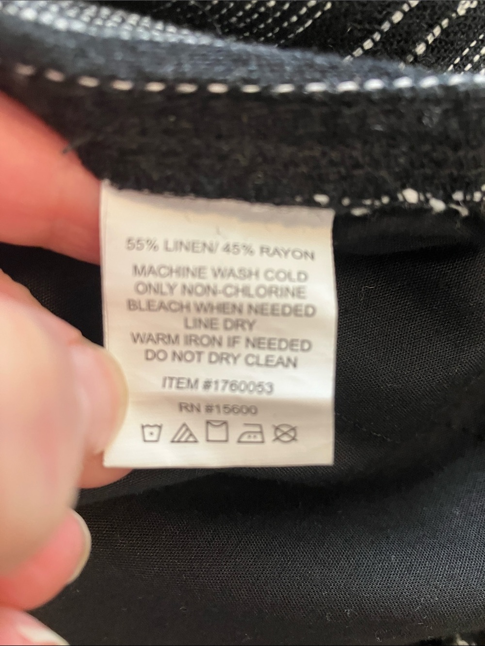 Briggs Linen-blend Striped Pull On Pants NWT - Picture 4 of 5